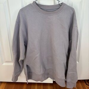 Abercrombie Women’s Essential Vintage Sunday Vent-Hem Crew Hoodie Size M